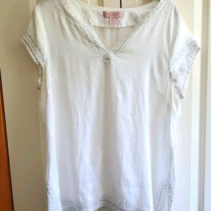 Linen tunic top